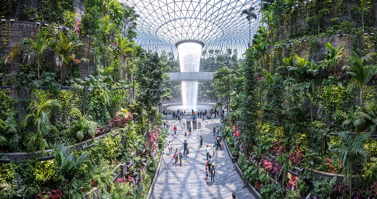 Jewel Changi Airport Rain Vortex